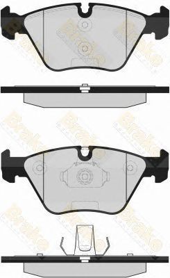 BRAKE ENGINEERING pa1598 -  Комплект тормозных колодок, дисковый тормоз